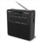 DAB/DAB+ & FM Portable Digital Radio | Simple Controls | Dual Alarms & Sleep Timer | Rechargeable Battery | Bluetooth | Perfect for Home, Office or Outdoors | AZATOM Sonance T4 (Black)
