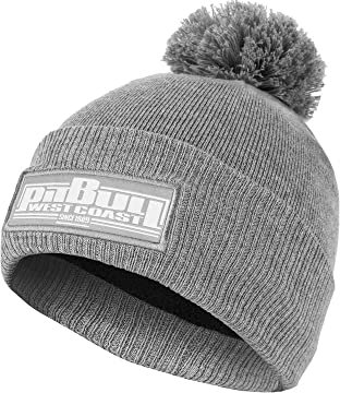 PITBULL Wintermütze Pit Bull West Coast Bubble One Tone Boxing Grau