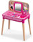 Mondo Toys - Barbie Make Up Studio - 40012, Tavolino Multi Funzione Studio/Gioco, Include 3 Blush, 3 Rossetti, 6 Ombretti, Applicatori per Trucco, 3 Smalti, 1 Specchio
