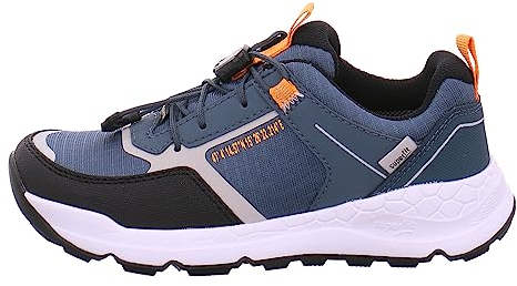 Superfit Jungen Free Ride Sneaker, Blau Orange 8010, 37 EU