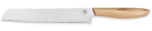 Olav brotmesser - Wellenschliff Professionelle Messer - Gezacktes Brotmesser mit scharfem Edelstahl - Brot Rostfreier Einzigartiges Design - Begabter & exzellenter