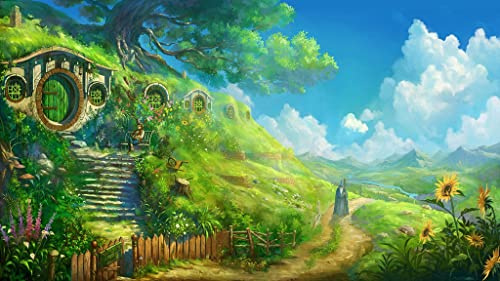 LORDOS Peinture par Numero Adulte, seigneur des anneaux Kit Peinture Adulte Enfant Comprend des Peintures Acryliques et des Pinceaux - 40 x 50cm (Sans Cadre)
