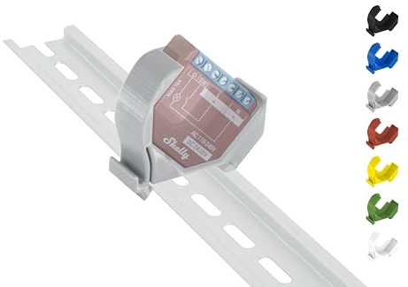 Hutschienenhalter/Adapter Mini für Shelly Plus/Gen3 DIN Rail bracket (35mm) (Grau (Prime))