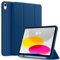 CACOE Custodia Cover Compatibile con iPad 11a Generazione (A16) 11 (2025) / iPad 10a Generazione 10.9 (2022) (A2757/A2777), Ultra Sottile Retro Cover con Portapenne,Mare Blu