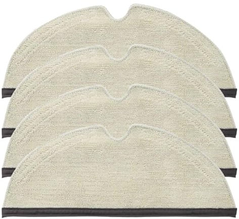 Donkivvy 4 Pack Replacement Microfiber Mop Cloths Compatible with Roborock Q8 MAX, MAX Plus Robot Vacuum Cleaner Parts