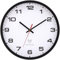 NESIFEE Wall Clock Radio-Controlled Wall Clock Large Wall Clock Black White 30 cm Battery Operated Large Vintage Modern Clock Wall for Kitchen Bedroom Living Room Children