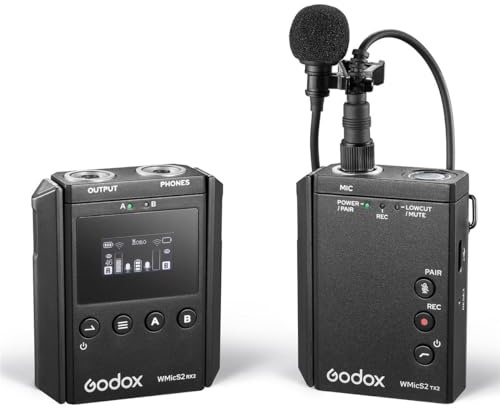 Godox WMicS2 UHF Compact Wireless Microphone Kit 1