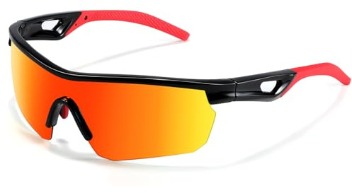 Vcarsian Kids Sunglasses Polarized Youth Baseball Softball Cycling Sports Sun Glasses Boys Girls