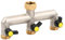Divisor de Manguera 3 Vías de Jardín Conector Manguera Distribuidor de Agua de 3 Vías de Latón 3/4” Grifo de Agua Adaptador de Divisor de Grifo con Válvula de Bola para Lavadora Lavaplatos Jardinería