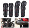 Longzhuo Ginocchiere Set da 4 Pezzi, Ginocchiere Moto, Ginocchiere Mtb, Materiale PE ad Alta Resistenza, Resistente all'usura e Traspirante, Proteggi Efficacemente Gomiti e Ginocchia, BSD1002