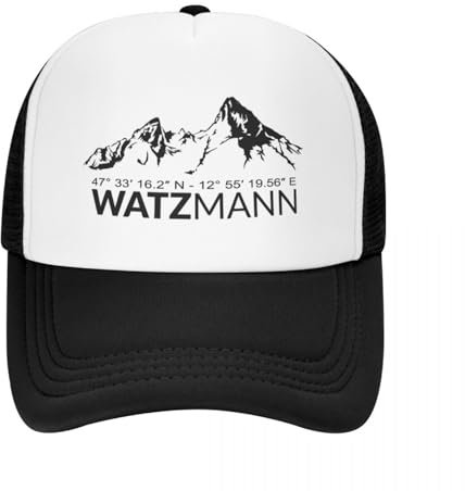 Atmungsaktiv Mesh Baseballmütze Sporthut Watzmann GPS Koordinaten Adresse Geocaching Baseball Cap Custom Hat Fashion Beach Neu im Hut Damen Hüte Herren