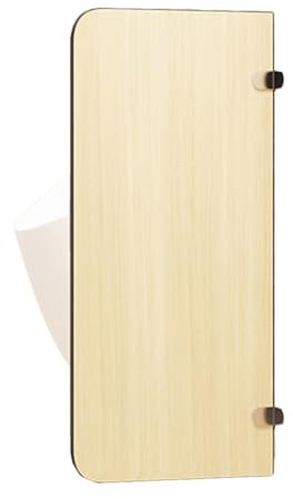 Urinal-Sichtschutz, Urinal-Toilettentrennwand, Urinal-Trennwand Mit Armaturen For Hotels/öffentliche Plätze/Einkaufszentren (Höhe 35,43 Zoll)(2pcs)