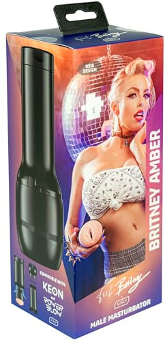 KIIROO Britney Amber – FeelStar Masturbator für Männer, Abformung echter Körperteile – Realistisches Masturbator-Design – Weiches, hautähnliches Material – Optimiert für Keon und PowerBlow