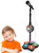 Kidi Superstar DJ Studio mic-ro Karaoke Enfant mic-ro sur Pied,Machine De Karaoké pour en-fants Microphone Karaoké Enfant avec Boule Disco mic-ro Enfant pour Chanter Cadeau De Noël