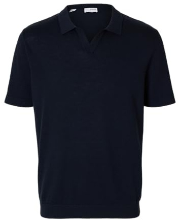 SELECTED FEMME Slhmattis Ss Knit Sun Open Polo Noos