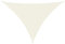 Pangshiyuan Sonnensegel Oxford-Gewebe Dreieckig 5x7x7 m Creme,jiangboyue-135237
