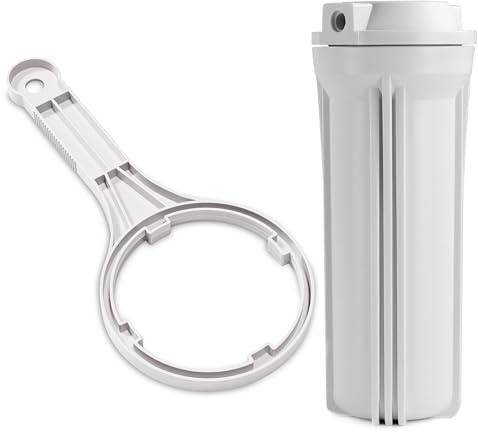 JACAR Vaso Porta Filtros de Osmosis Inversa 5 Etapas de 10 Rosca de 1/4