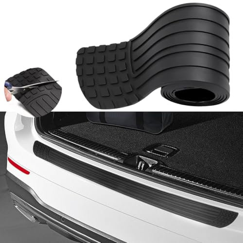 Protector de Parachoques Trasero,Tira Protectora para el Maletero del Coche,Protector Paragolpes Coche de Goma,Protector Universal antiarañazos para el Parachoques del Maletero,para el Coche