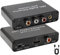 Extractor de audio ARC HDMI multifunción, extractor de audio ARC que puede convertir señales digitales en ópticas, coaxiales, 3,5 mm y RCA, convertidor DAC de 192 kHz para HDTV, barra de sonido