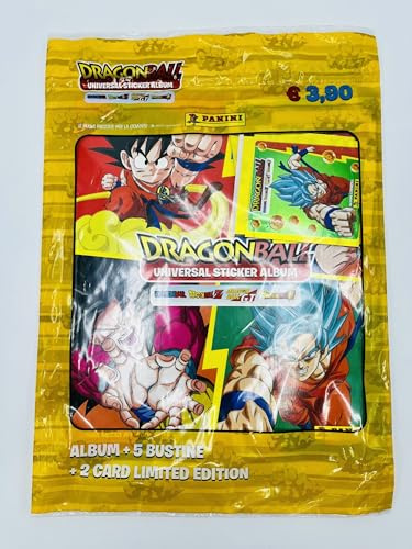 manuelkant Starterpack versiegelt + 5 Beutel + LIMITED für die Sammlung von Dragon Ball Universal Sticker Collection
