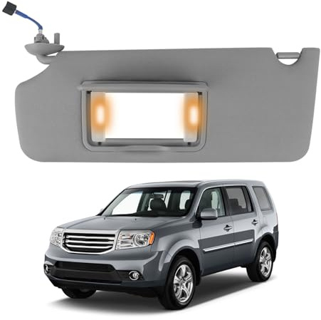 Femibon Driver Left Side Sun Visor Compatible with Honda Pilot 2009-2015 Sunshade 83280-SZA-A01ZA