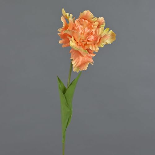 artplants.de Kunstblume Papageientulpe ALISCHA, orange, 70cm | Künstliche Tulpe