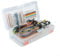 ZiStarlilife 830 Points Solderless Breadboard Kit With Power Module for Jumper Wires LED Capacitors Resistors Transistors Electronics Components Set For Arduino Projects