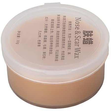 Hautnarbenwachs 30g Gef lschtes Wund Make up f r Cosplay Halloween Helle Augenbrauenabdeckung Realistisches Spezialeffekt Wachs zur Narbengestaltung und Kreativen Maskerade