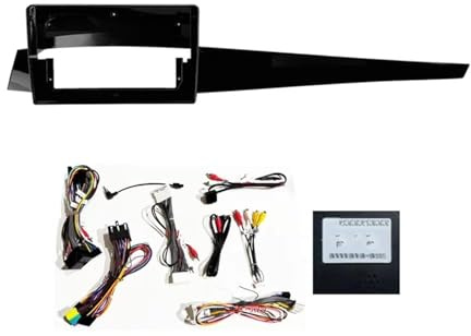Façade d'autoradio Adaptateur de façade Compatible avec Renault Latitude Laguna 3 (2010-2015) : boîtier Canbus, Panneau de Montage pour autoradio Android. Cadre Radio(Frame Cable Set)