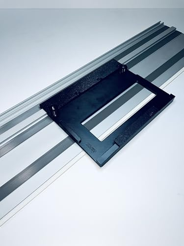 Guide Rail Adapter for Circular Saw Compatible with Milwaukee FCS552, Designed for Use with Evolution Guide Rail Track