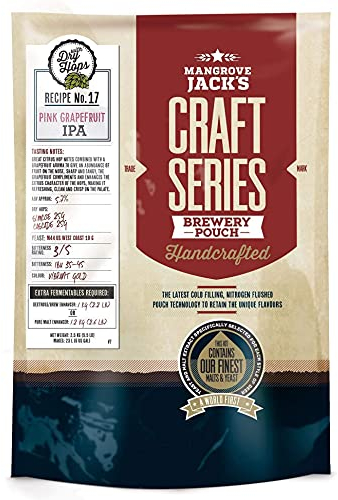 Mangrove Jack's 40 Pint (23L) Craft Series American IPA & Dry Hops Home Brew Beer Kit
