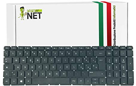 new net Keyboards - Tastiera Italiana Compatibile con HP Series 250 G4 / 255 G4 / 256 G4 / 250 G5 / 255 G5 / 15-AC / 15-AF / 15-ay / 15-ba - Senza Frame