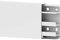 Habengut 3 m Sockelleiste aus PVC, mit integriertem Kabelkanal, Farbe: Weiß, Höhe 80 mm (2 Stück á 1,5 Meter)