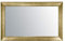Handmade Framed Mirror to Turn Your Existing TV to Hidden Mirrored Television that Blends into Your Home or Business Decor (43 Inch, NY Gold Black)