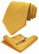 JEMYGINS Seide Krawatte Krawatten und Einstecktuch mit krawattenklammer Set für Herren Seidenkrawatten Hochzeit Schlips,Gelb