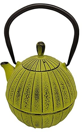 Teapot 0.8 L Cast Iron Lime Green