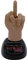 Luckxing Mittelfinger Solarfigur Stinkefinger Solar Figur Wackelfigur Solar Wackelfiguren Auto Solarfigur Solar Wackelfigur Figur, Mittelfinger Solarfigur Stinkefinger Solar Figur Wackelfigur