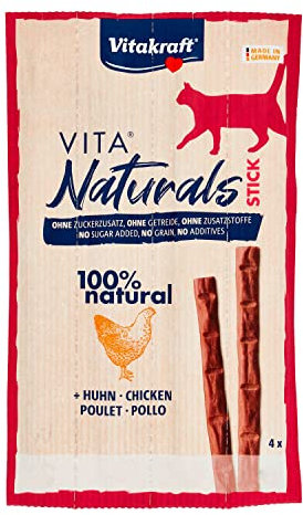Vitakraft Vita Naturals Stick Cat Huhn X4, 4 Stück