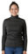 LAPASA Damen Stehkragen Thermounterhemd, Innenfleece Thermounterwäsche langärmliges Thermo-Shirt Funktionsunterwäsche Oberteil (L116 Extra Warm), Dunkelgrau (Extra warm), 2XL