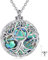 YFN Tree of Life Urn Necklace Sterling Silver Sobriety Ashes Pendant AA Recovery Cremation Celtic Jewelry Keepsake Alcoholics Anonymous Gifts for Women Men