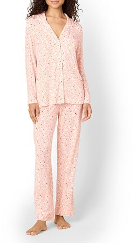 Amazon Essentials x Sofia Grainge Ensemble de Pyjama Femme, Rose Pâle Agneaux, M