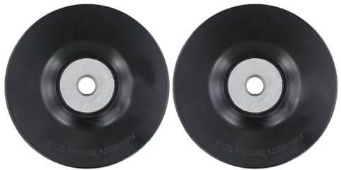 2 StüCk Fiberscheiben 125 mm Schleifteller Winkelschleifer Schleifteller Schleifaufsatz FüR Winkelschleifer Kompatibel Mit Schleifmaschinen Und Schleifern Mit Einem Innendurchmesser Von 14 mm