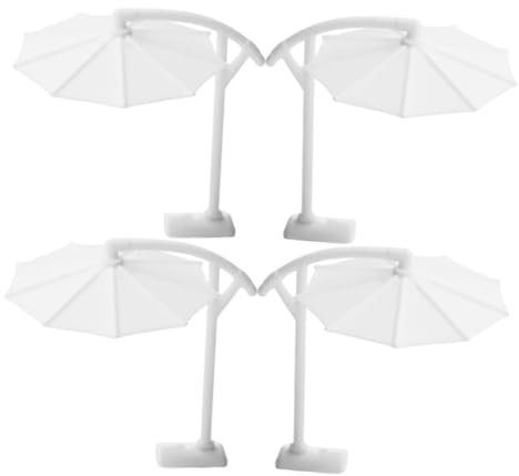 KOMBIUDA Ensemble De 4 Mini-parapluies Miniatures pour Maison De Poupée Parasol Dextérieur pour Décoration De Paysage Accessoires De Photographie