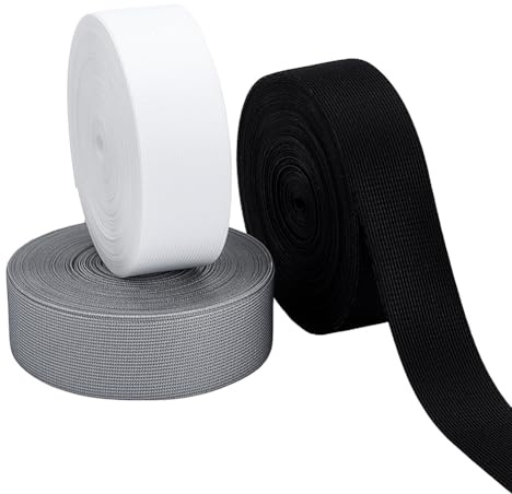 NBEADS 2cmx30m Cloth Heat Sealing Tape, 3 Colors Mesh Cloth with Glue Strip Film Iron-On Seam Sealing Fabric for DIY Fix Fabric Pants Clothes Curtains