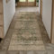 HUGEAR Waschbarer Grün Vintage Läufer Teppich Flur 60x240cm Bettvorleger Küchen Wohnzimmer Schlafzimmer Teppiche rutschfest Kurzflor Weich Flurläufer Teppichläufer