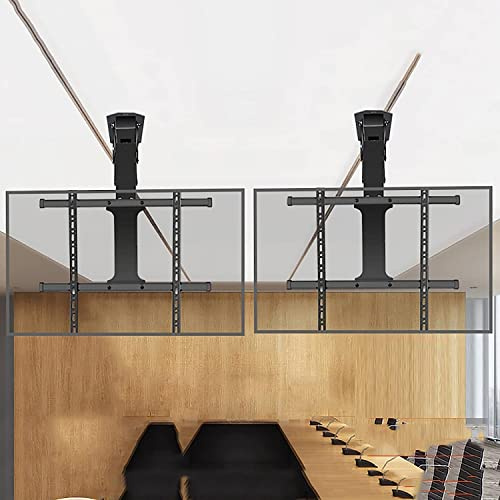 TV Wall Bracket 2pcs Motorized Tv Mount, Electric Flip Down Pitched Roof Mount With Remote, For Plasma LCD LED TV And Monitors, Simple Installation TV Stand