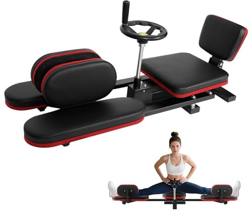 Bensträckare, bensträckningsmaskin för barn och vuxna, 210° splitflexibilitetssträckning för fitnessyoga och dans, 260 kg kraftig stålramsutrustning, för hemmagymträning