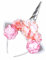 DEGUISE TOI - Serre-tête Licorne avec pivoines Roses Adulte - Serre-tête - Taille Unique - Rose - Accessoires pour déguisement - 100% Polyester - - Carnaval