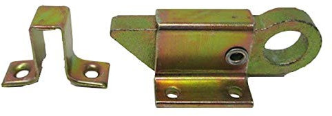 SO-TOOLS® Gartentorriegel 68 x 24 mm verzinkt mit gefedertem Schnäpper Türriegel Torriegel Gartentorverriegelung für Gartentore
