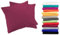 Moon 2er Pack Luxury Linon Kissenbezug 100% Baumwolle-beere-60x60